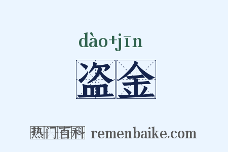 盗金是什么意思的图片
